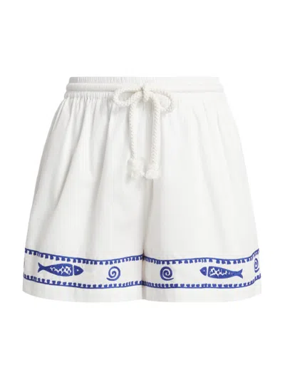 SIGNIFICANT OTHER WOMEN'S ANNETTE EMBROIDERED SHORTS
