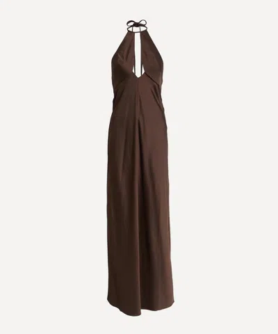 Significant Other Women's Becca Halter Maxi Dress In Brown