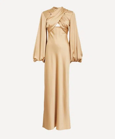 Significant Other Women's Becca Sand Long-sleeve Maxi Dress