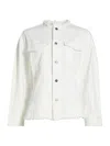 Significant Other Emma Fringed Jacket In White