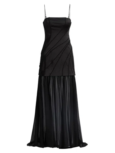 Significant Other Women's Gaia Beaded Maxi Dress In Black