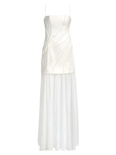 Significant Other Women's Gaia Beaded Maxi Dress In White