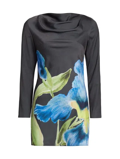 Significant Other Women's Merida Floral Satin Minidress