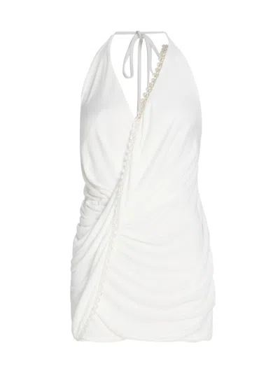 Significant Other Women's Rufayah Halterneck Minidress In White