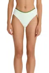 Significant Other Xanthe High Brief Bottom In Honeydew In Green