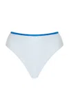 Significant Other Xanthe High-rise Bikini Briefs In Blue