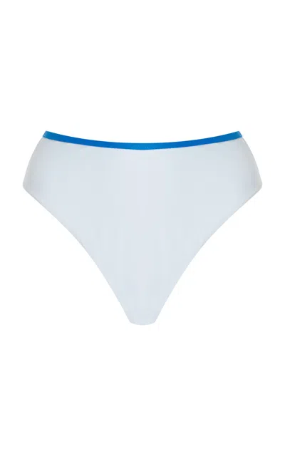 Significant Other Xanthe High-rise Bikini Briefs In Blue