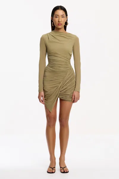 Significant Other Xayah Long Sleeve Dress In Green