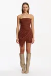 Significant Other Xayah Mini Dress In Brown