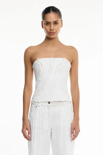 Significant Other Xiorra Strapless Top In White