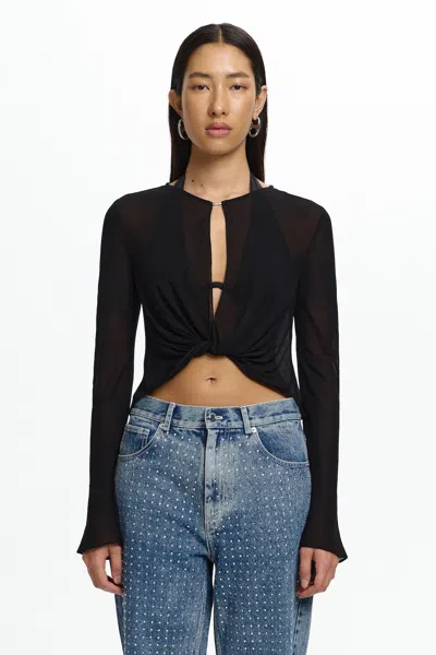 Significant Other Yeirah Long Sleeve Top In Black