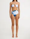 Significant Other Zhara Strapless Swim Top In Shapes In Multi