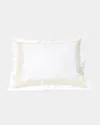 Signoria Firenze Aida King Sham In White/ivory