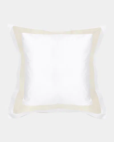 Signoria Firenze Aida European Sham In White/ivory