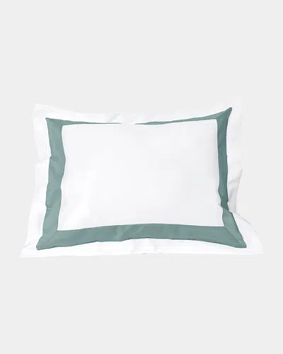 Signoria Firenze Aida Standard Sham In White/wilton Blue