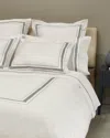 Signoria Firenze Dimora King Duvet Cover In Pearl/lead Grey