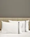 Signoria Firenze Dimora Pillowcases In Pearl/lead Grey