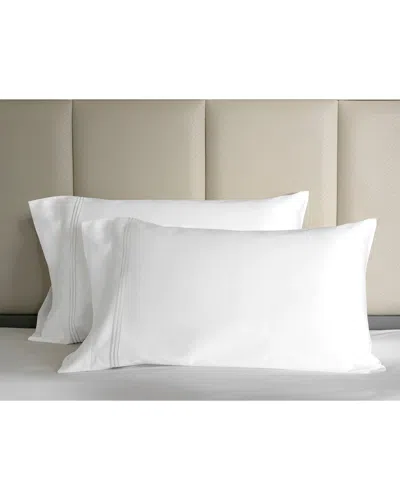 Signoria Firenze Granduca 600 Thread Count Pillowcases In White