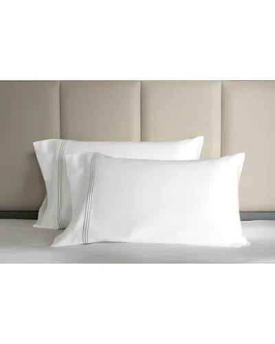 Signoria Firenze Granduca 600 Thread Count Pillowcases In White