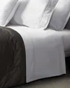 Signoria Firenze Luce King Flat Sheet In White/white