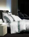 Signoria Firenze Luna Pillowcases, Set Of 2 Qn In White/wilton Blue