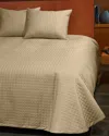 Signoria Firenze Masaccio King Quilted Coverlet In Flax