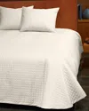 Signoria Firenze Masaccio King Quilted Coverlet In Ivory
