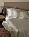 Signoria Firenze Masaccio Queen Quilted Coverlet In Khaki