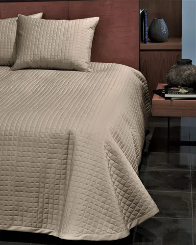 Signoria Firenze Masaccio Quilted Sham In Brown