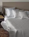 Signoria Firenze Masaccio Quilted Standard Sham In Silver Moon