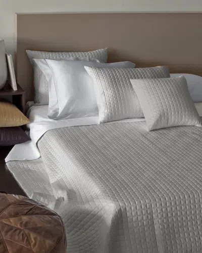 Signoria Firenze Masaccio Quilted Standard Sham In Silver Moon