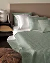 Signoria Firenze Masaccio Quilted Standard Sham In Silver Sage