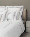 Signoria Firenze Platinum King Flat Sheet In Taupe