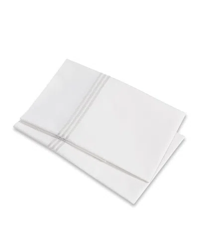 Signoria Firenze Platinum Pillowcases In Pearl