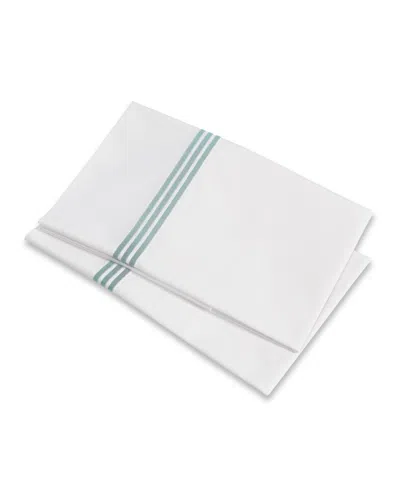 Signoria Firenze Platinum Pillowcases In Silver Sage