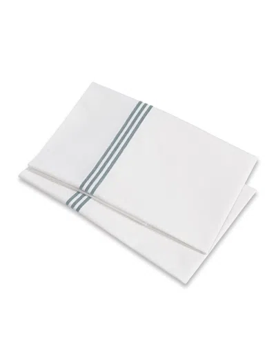 Signoria Firenze Platinum Pillowcases In Wilton Blue