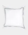 Signoria Firenze Platinum European Sham In Wilton Blue