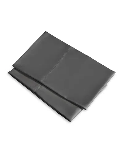 Signoria Firenze Raffaello Pillowcases, Set Of 2 In Lead Grey