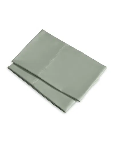 Signoria Firenze Raffaello Pillowcases, Set Of 2 In Silver Sage