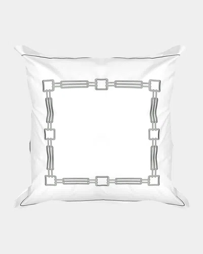 Signoria Firenze Retro European Sham In Lead Grey