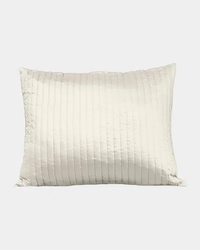 Signoria Firenze Siena Quilted King Sham In Ivory