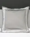 Signoria Firenze Tivoli European Sham In Silver Moon/white