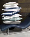 Signoria Firenze Tivoli Standard Sham In Dark Blue/white