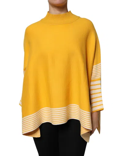 Pre-owned Signs Stripe Long Sleeve Overcoat Pullover Women's Sweater ()