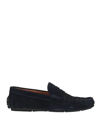 Sigotto Uomo Man Loafers Midnight Blue Size 11 Leather