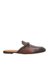 Sigotto Uomo Man Mules & Clogs Brown Size 9 Leather