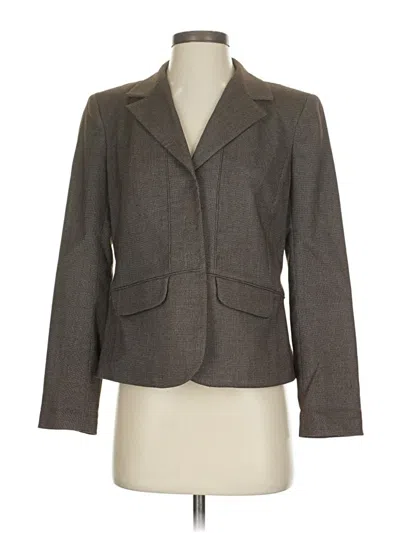 Pre-owned Sigrid Olsen Blazer Jacket In Gray