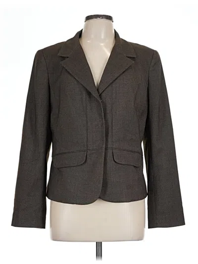 Pre-owned Sigrid Olsen Blazer Jacket In Gray