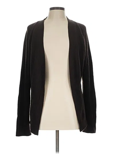 Pre-owned Sigrid Olsen Cardigan Sweater In Black