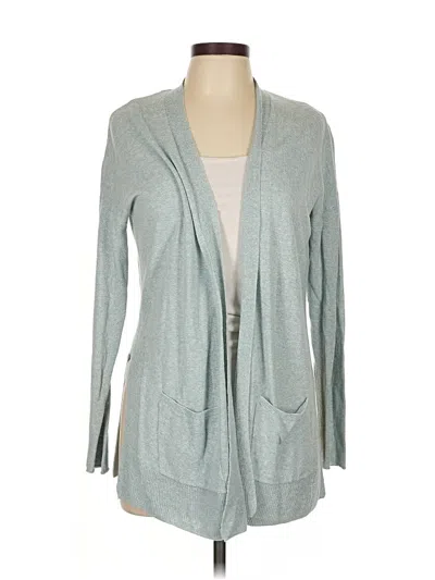 Pre-owned Sigrid Olsen Cardigan Sweater In Gray